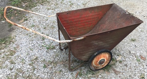 Dump cart wheelbarrow - dump, vintage