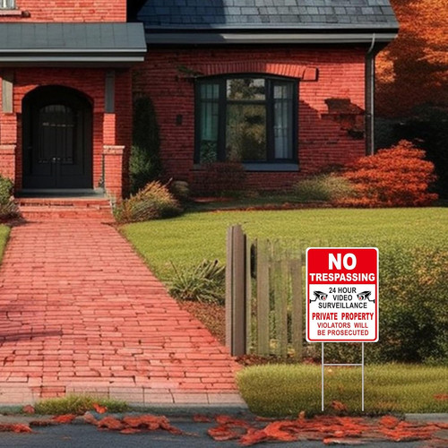 Trespassing signs private - signs,