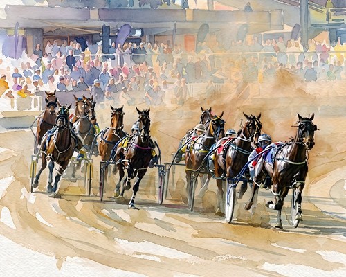 Standardbred harness horse - standardbred,