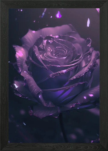 Beautiful rose framed wall - beautiful, art