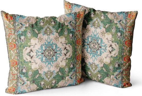 Boho throw pillow covers 18x18 - boho,