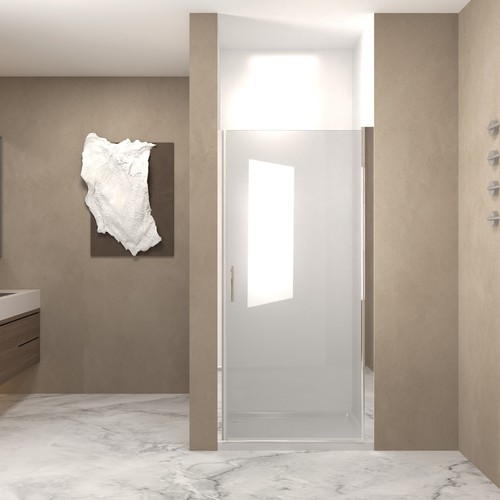 Pivot shower door - 25-24"x,