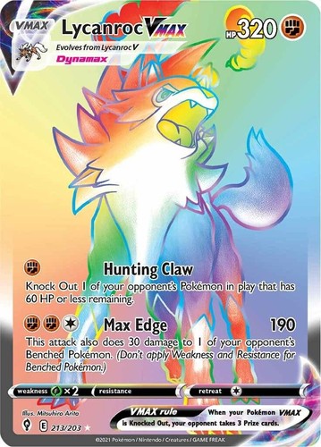 Lycanroc vmax rainbow sword - vmax,