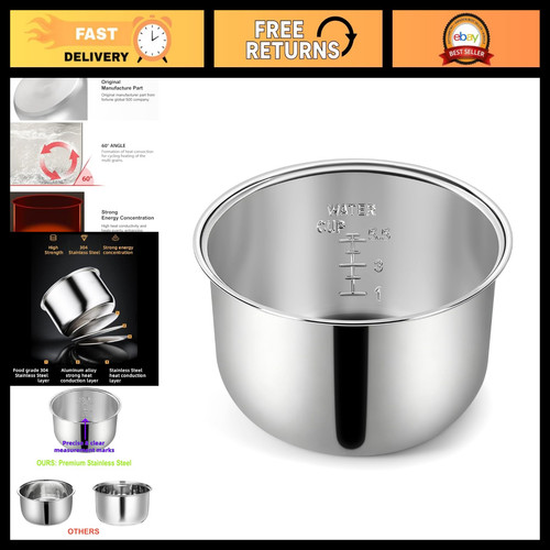 Stainless steel inner pot for - steel,