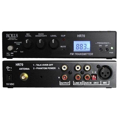 Rolls hr70 broadcast - hr70, fm