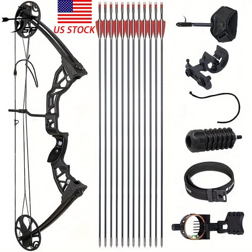 Compound bow archery - bow, set