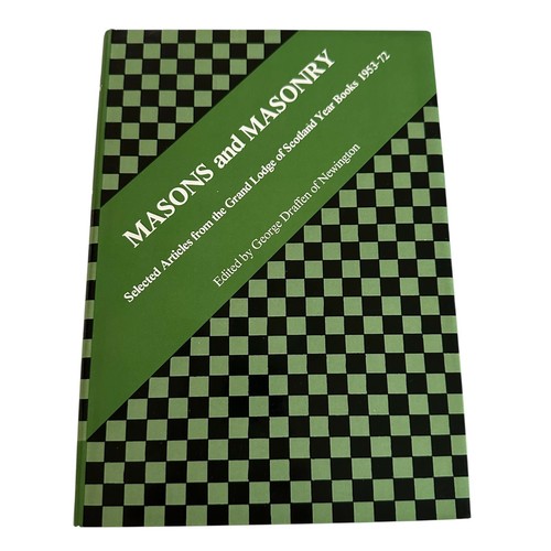 Masons and masonry - and, articles