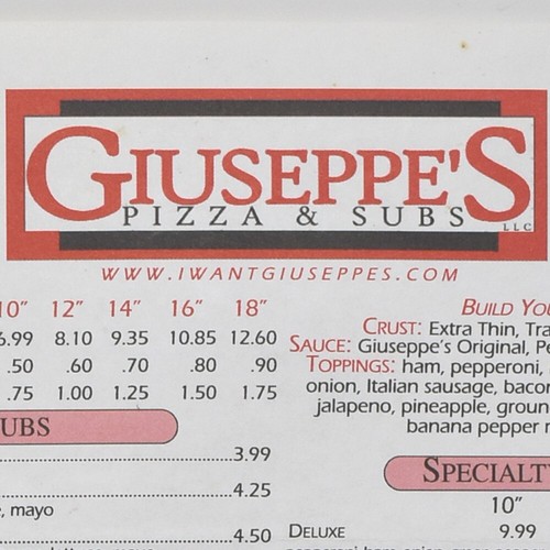 2007 giuseppe pizza - 2007, sub