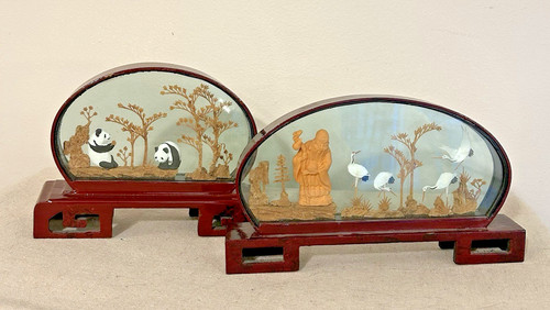 Pair vintage chinese - of,