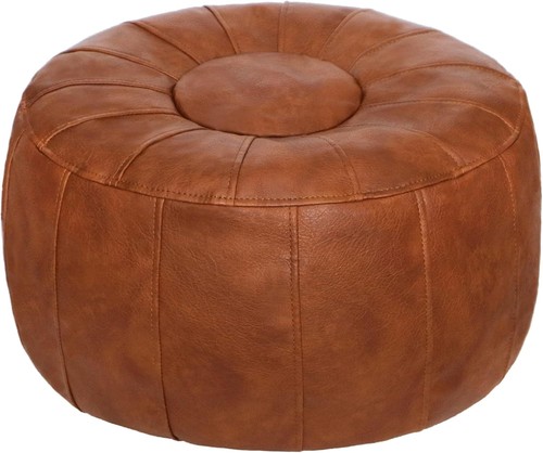 Moroccan storage pouf foot - moroccan,