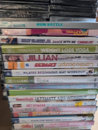 Lot workout dvds all - of, ,