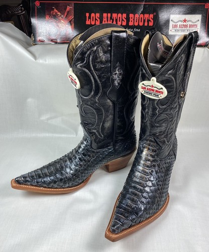 Los altos boots genuine - genuine, python