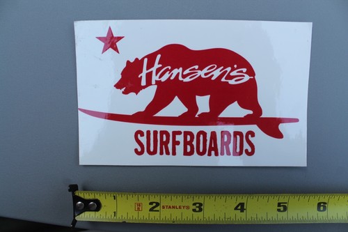 Hansen surfboards red - hansen,