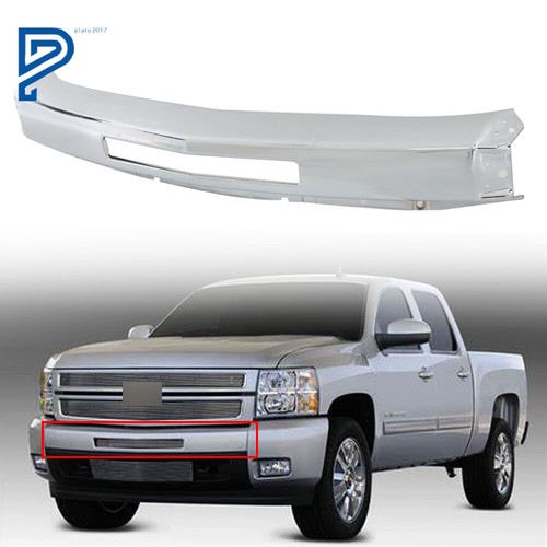 Chrome steel front bumper - chrome,