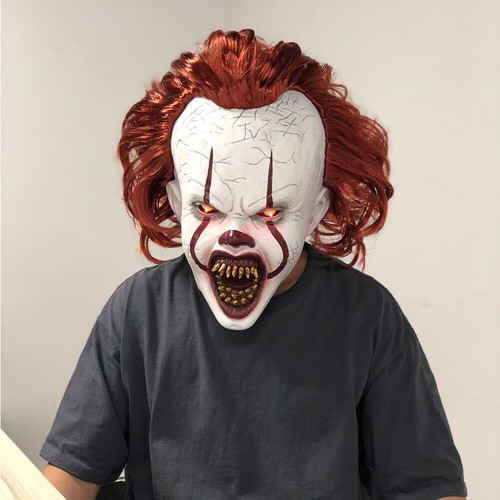 Adult evil clown mask - adult,
