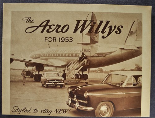 1953 willys aero brochure - willys,