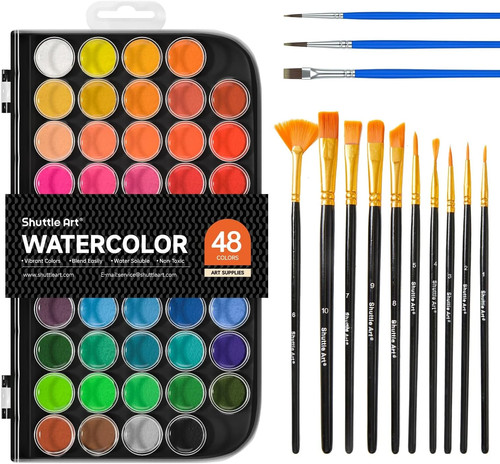 Pack watercolor paint set - pack,