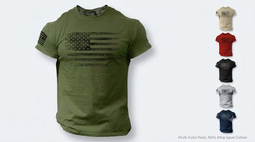 Usa distressed flag men - usa,