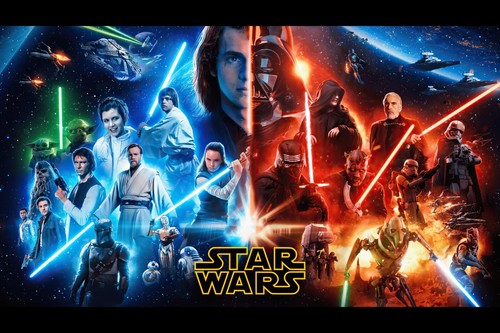 Star wars poster wall art - poster,