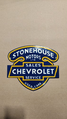 Porcelain chevrolet enamel - chevrolet,