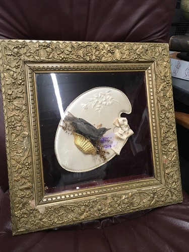 Antique victorian bird - victorian,