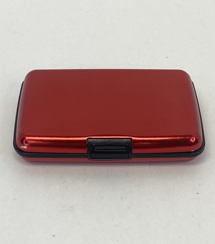Alumawallet red rfid aluminum - red,