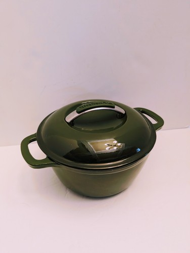 Kitchen aid green enameled - aid,