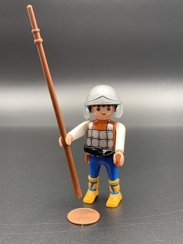 Playmobil knight brown blue - knight,