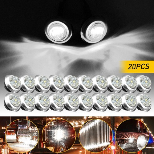20x round white led - 20x,