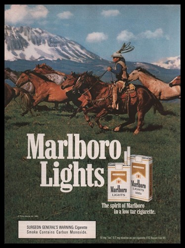 1985 marlboro lights 100 - 1985, 100's
