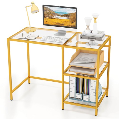 Computer desk tempered glass - computer,