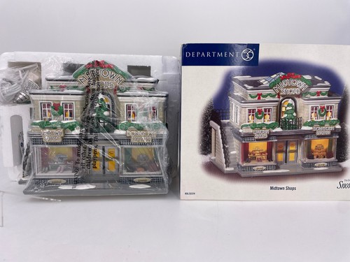 Department snow village - department, village-