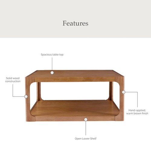 Solid wood coffee table top - solid,