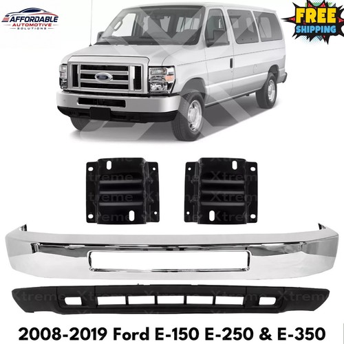 Front bumper chrome brackets - front,