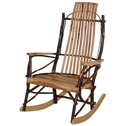 Hickory slat rocker amish - 9-slat,