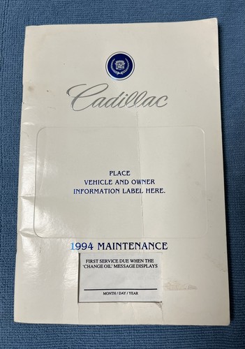 1994 cadillac owners - 1994,