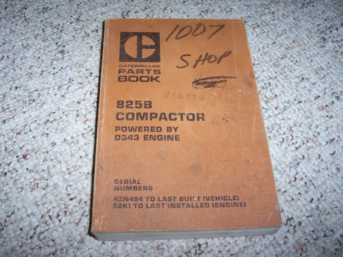 Caterpillar cat 825b 825 - cat, b