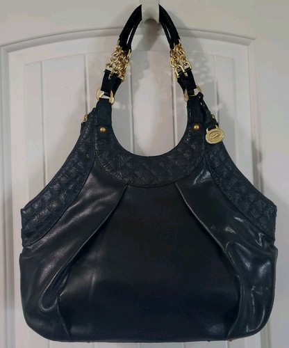 Brahmin elisa black embossed - brahmin,