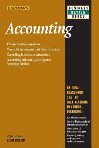 Accounting barron business - accounting, (barron's