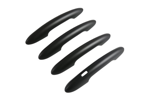 Matte black door - black door, cover