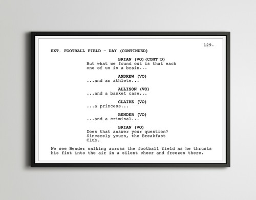 The breakfast club screenplay - the,