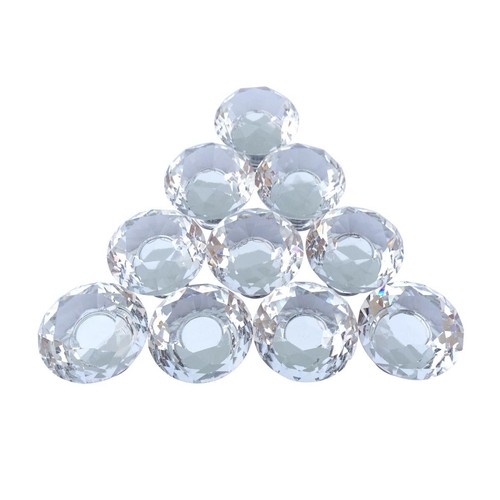 Clear glass cabinet - glass, knobs