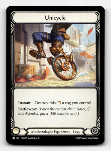 Flesh and blood unicycle - flesh,