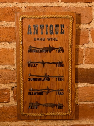 Amos crouch antique barb wire - amos,