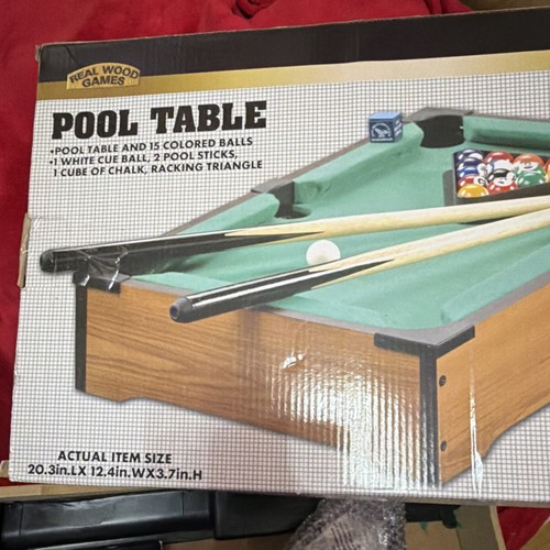 Real wood games pool - real,