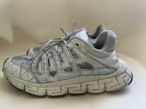 Versace white and gray - gray, men's
