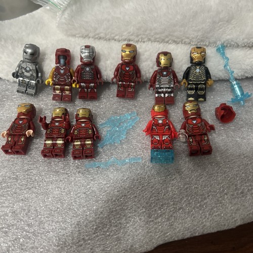 Lego marvel iron - lego, man