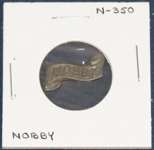 Tin tobacco tag nobby - tobacco, tag,