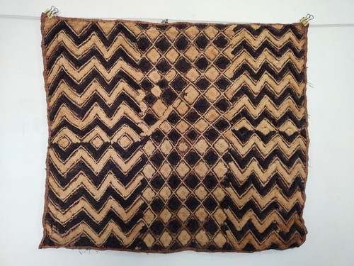 Vintage kuba cloth - vintage, raffia