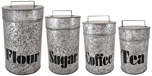 Set galvanized metal - set, kitchen